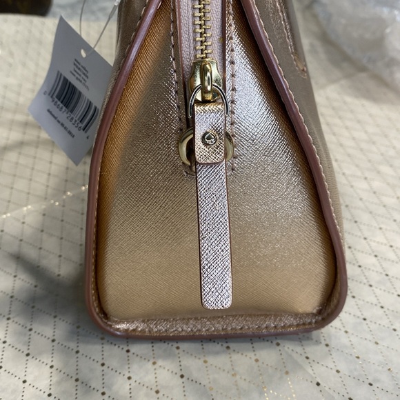 NWT Kate Spade Laurel Way Mini Reiley in Rose Gold Satchel Crossbody - Picture 8 of 8